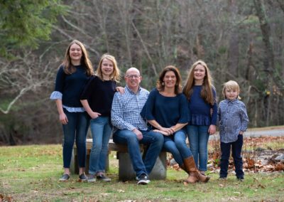 Outdoor family portrait